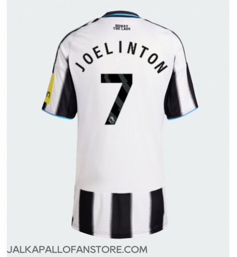 Newcastle United Joelinton #7 Kotipaita Naisten 2025-26 Lyhythihainen Newcastle United Joelinton #7 Kotipaita Naisten 2025-26 Lyhythihainen